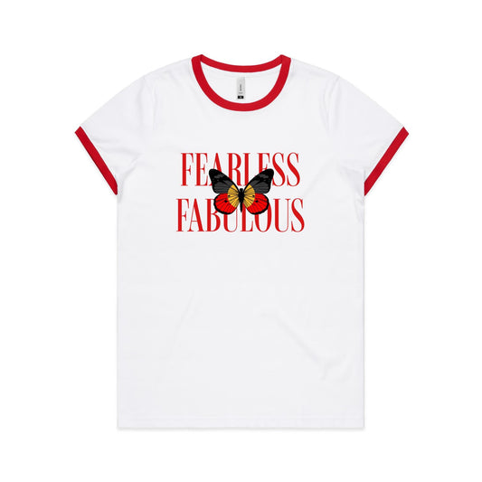 Fearless Women's Ringer Tee