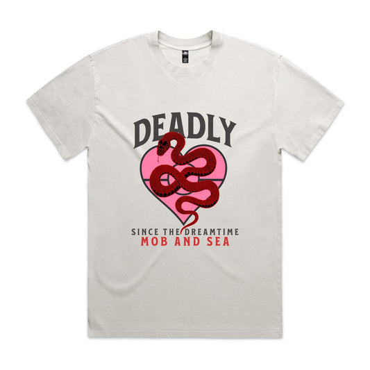 Deadly Front Only Graphic Heavy Faded Tee