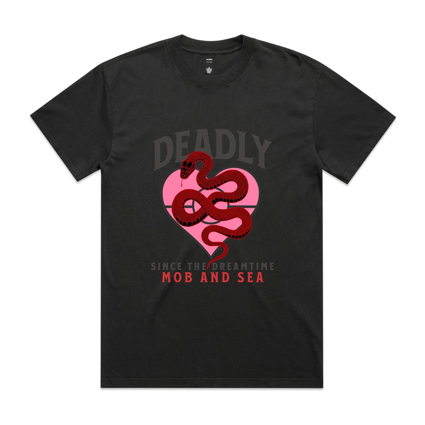 Deadly Front Only Graphic Heavy Faded Tee