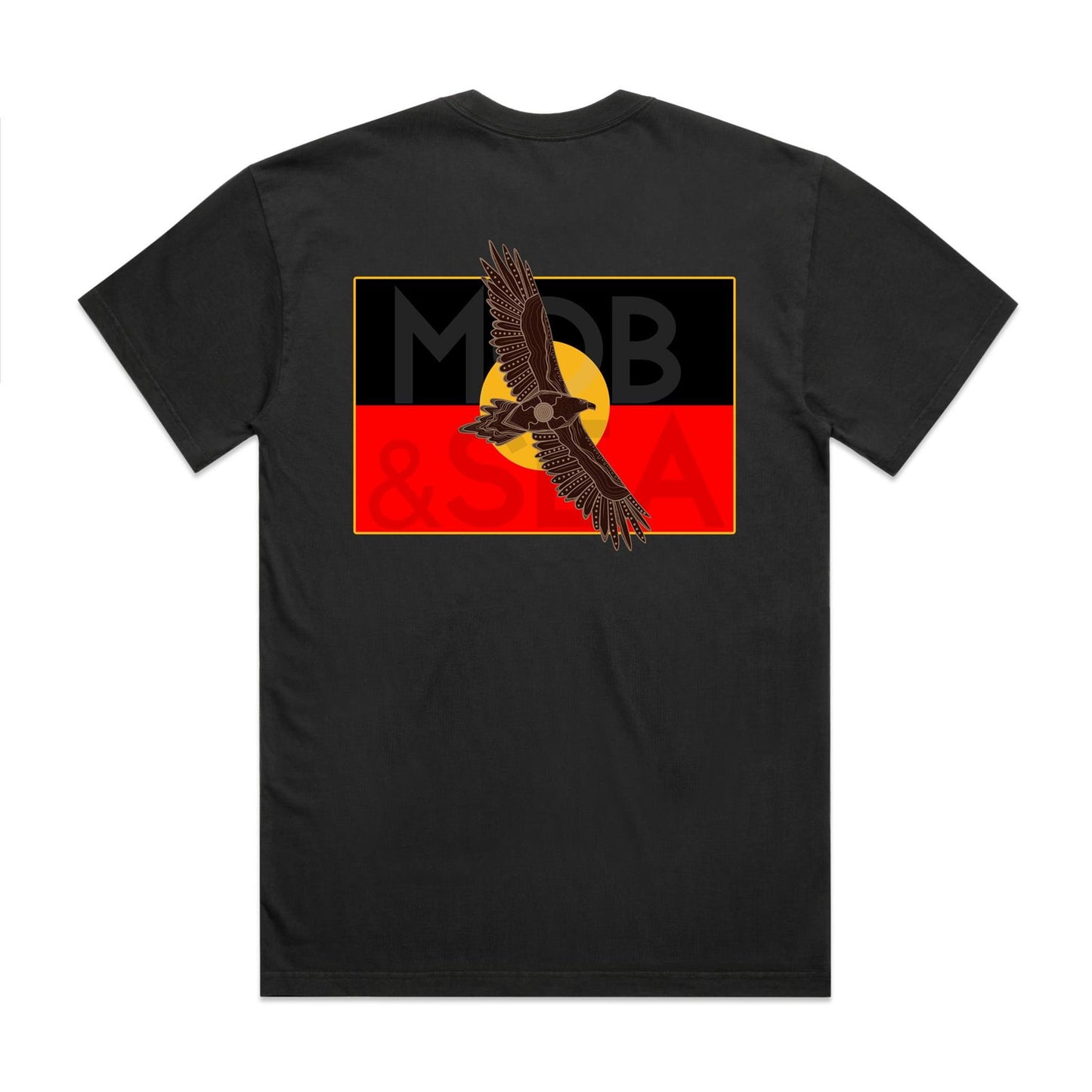 Wedge-Tailed Eagle Flag Heavy Faded Tee