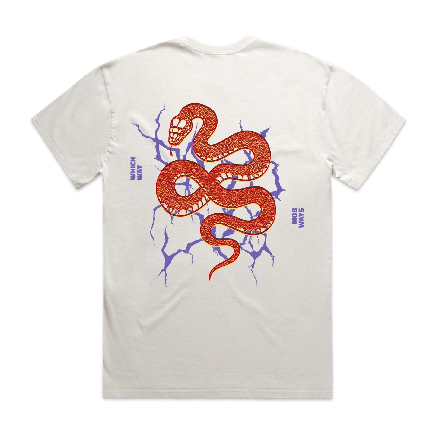 Black Snake Double Sided Graphic Tee