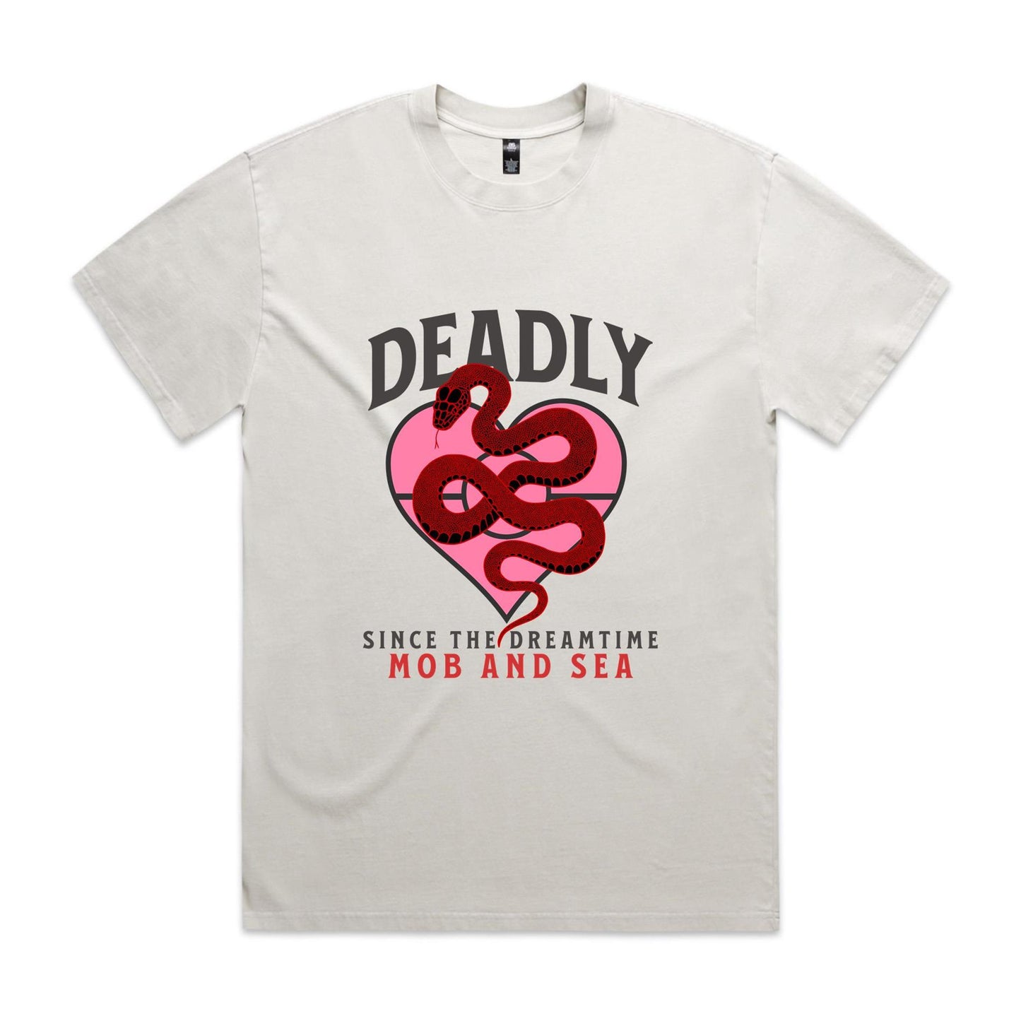 Deadly Front Only Graphic Heavy Faded Tee