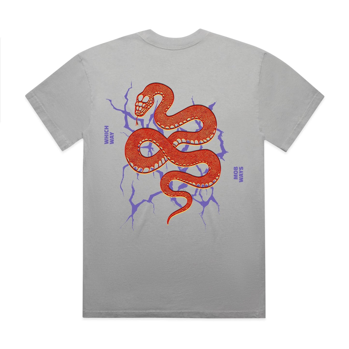 Black Snake Double Sided Graphic Tee