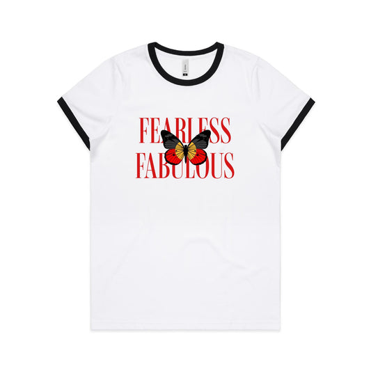Fearless Women's Ringer Tee