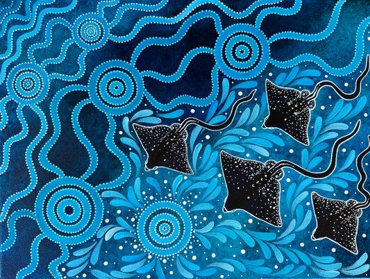 Spotted Eagle Rays: Saltwater Country