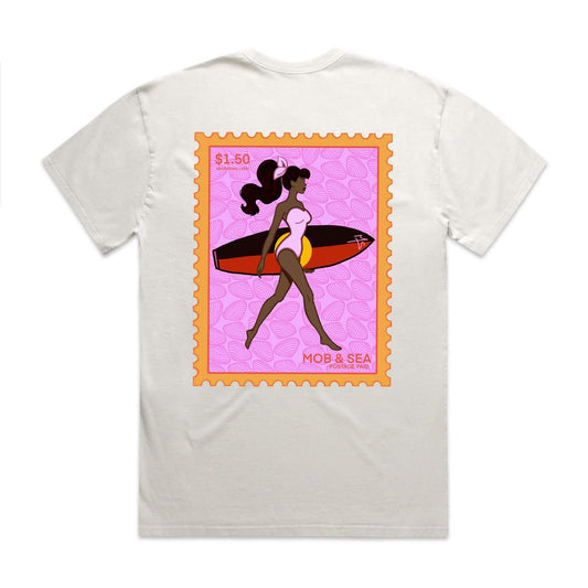 Surfer Sis Stamp Heavy Faded Tee