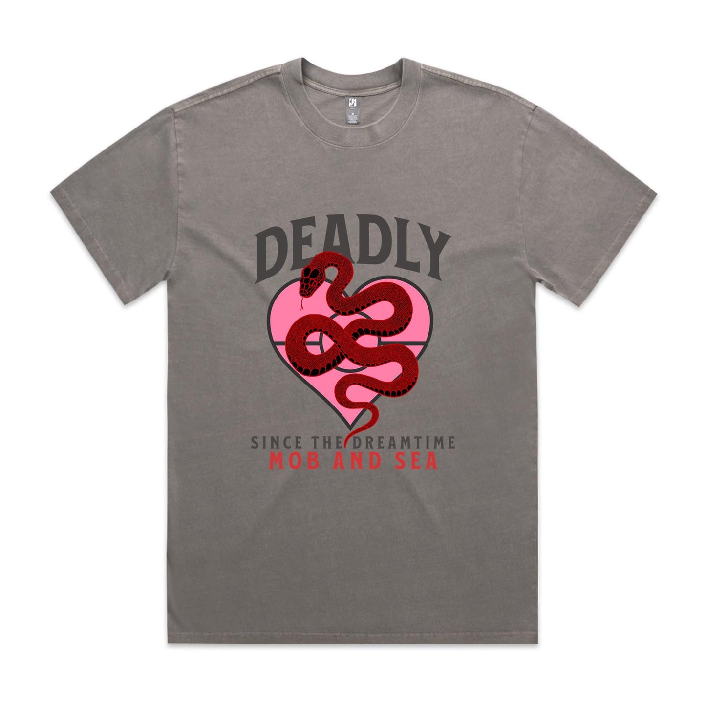 Deadly Front Only Graphic Heavy Faded Tee