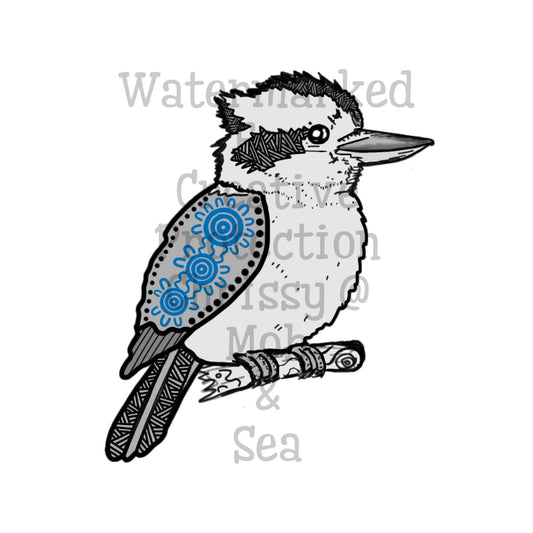 Kookaburra Tattoo Flash – Mob & Sea