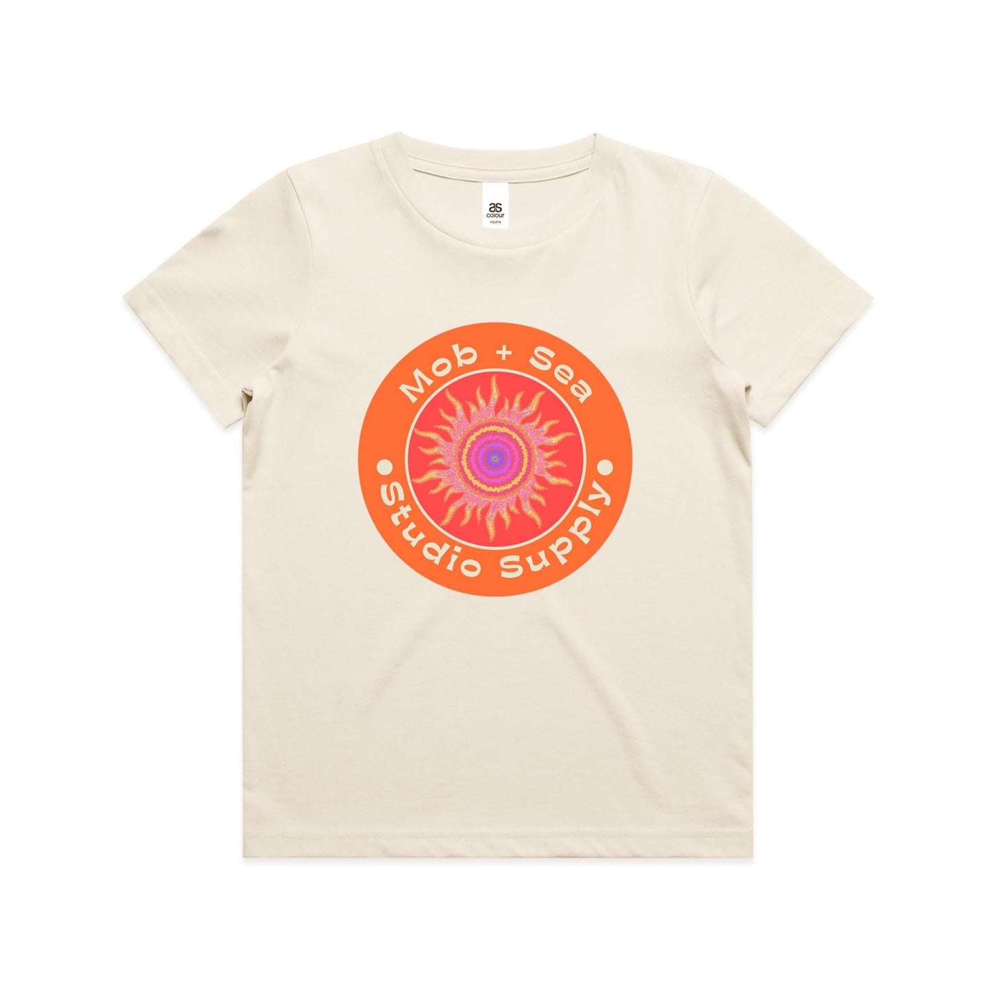 Mob Sun Orange Youth Staple Tee