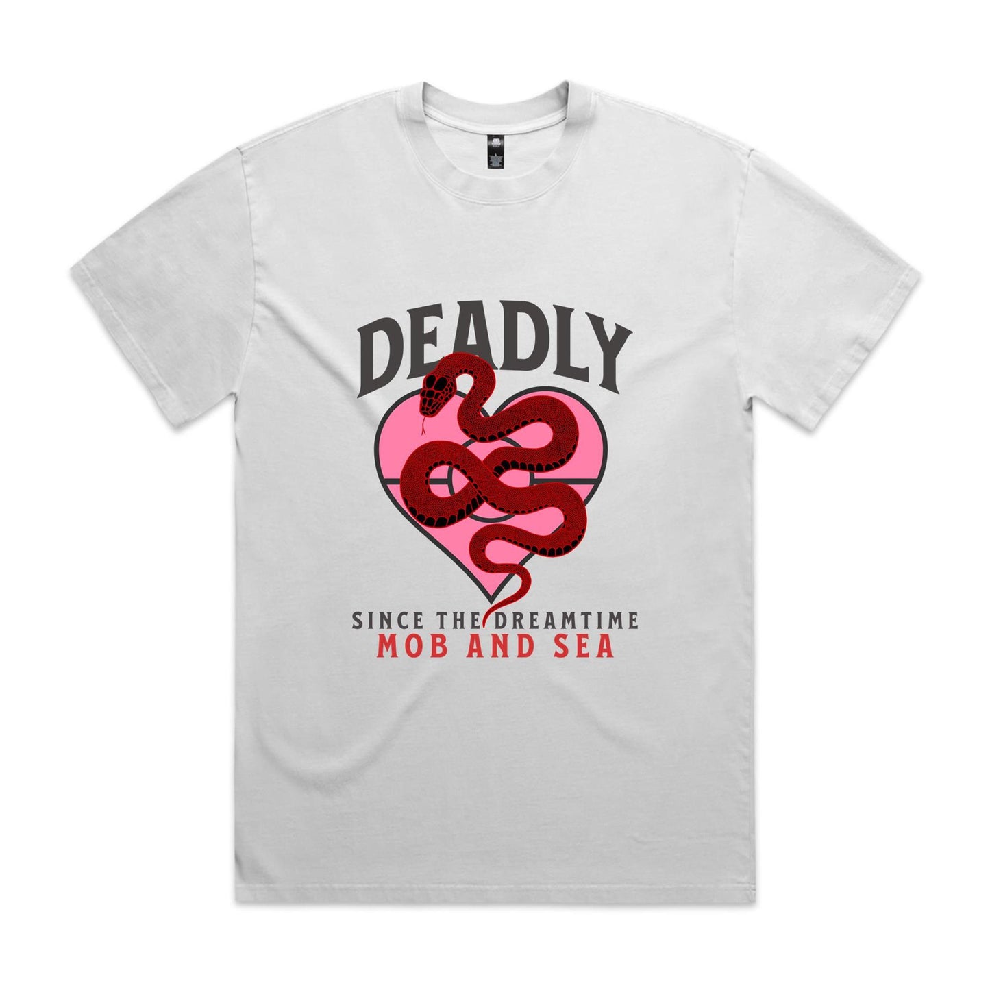Deadly Front Only Graphic Heavy Faded Tee