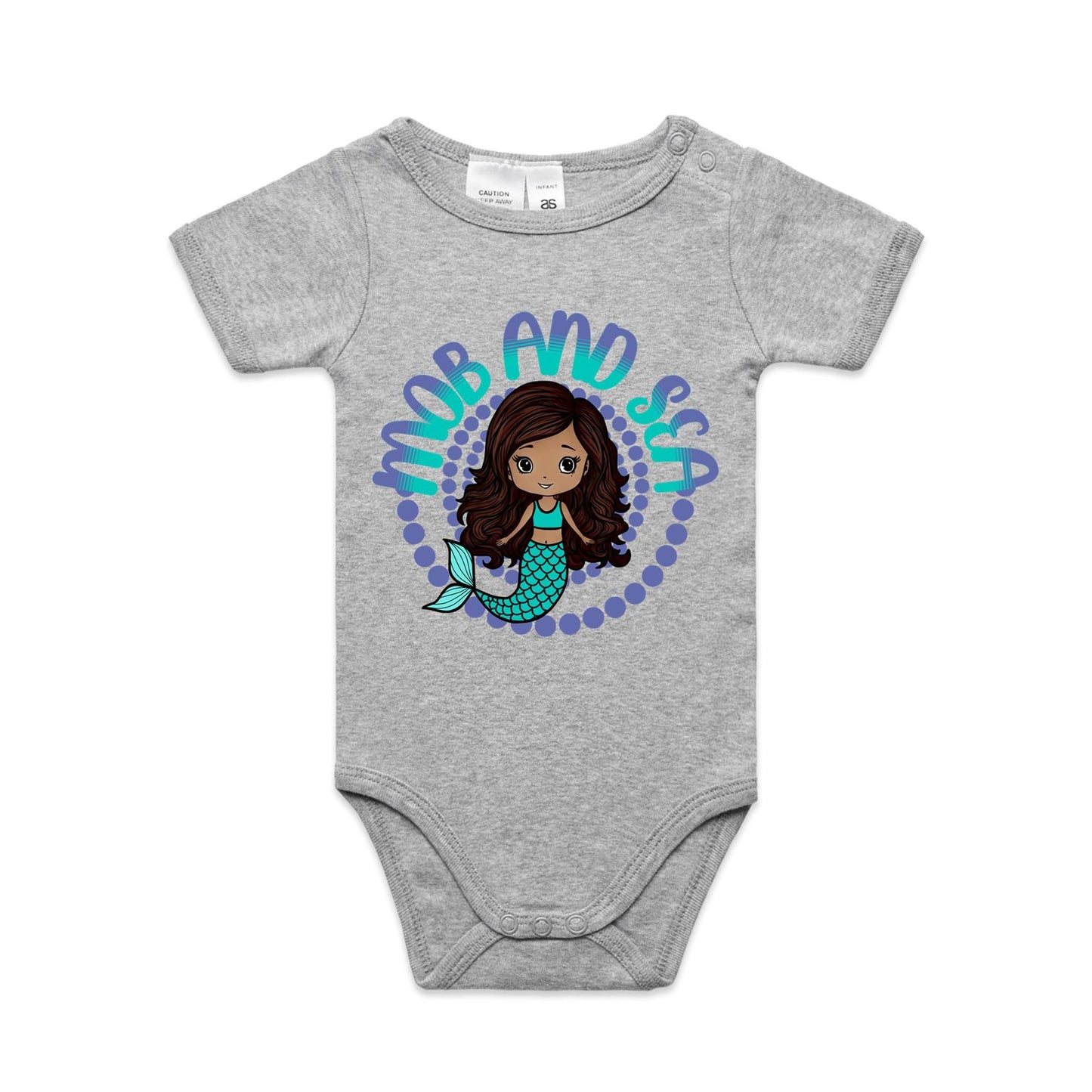 Mob & Mermaids Purple Infant Mini-Me One-Piece