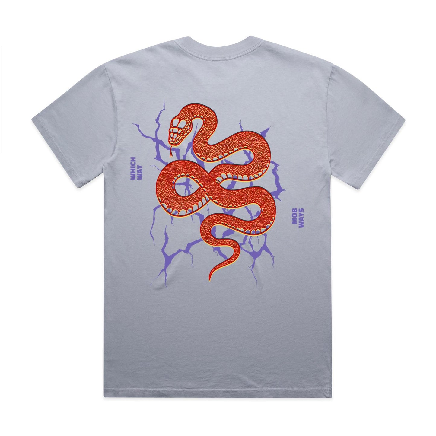 Black Snake Double Sided Graphic Tee
