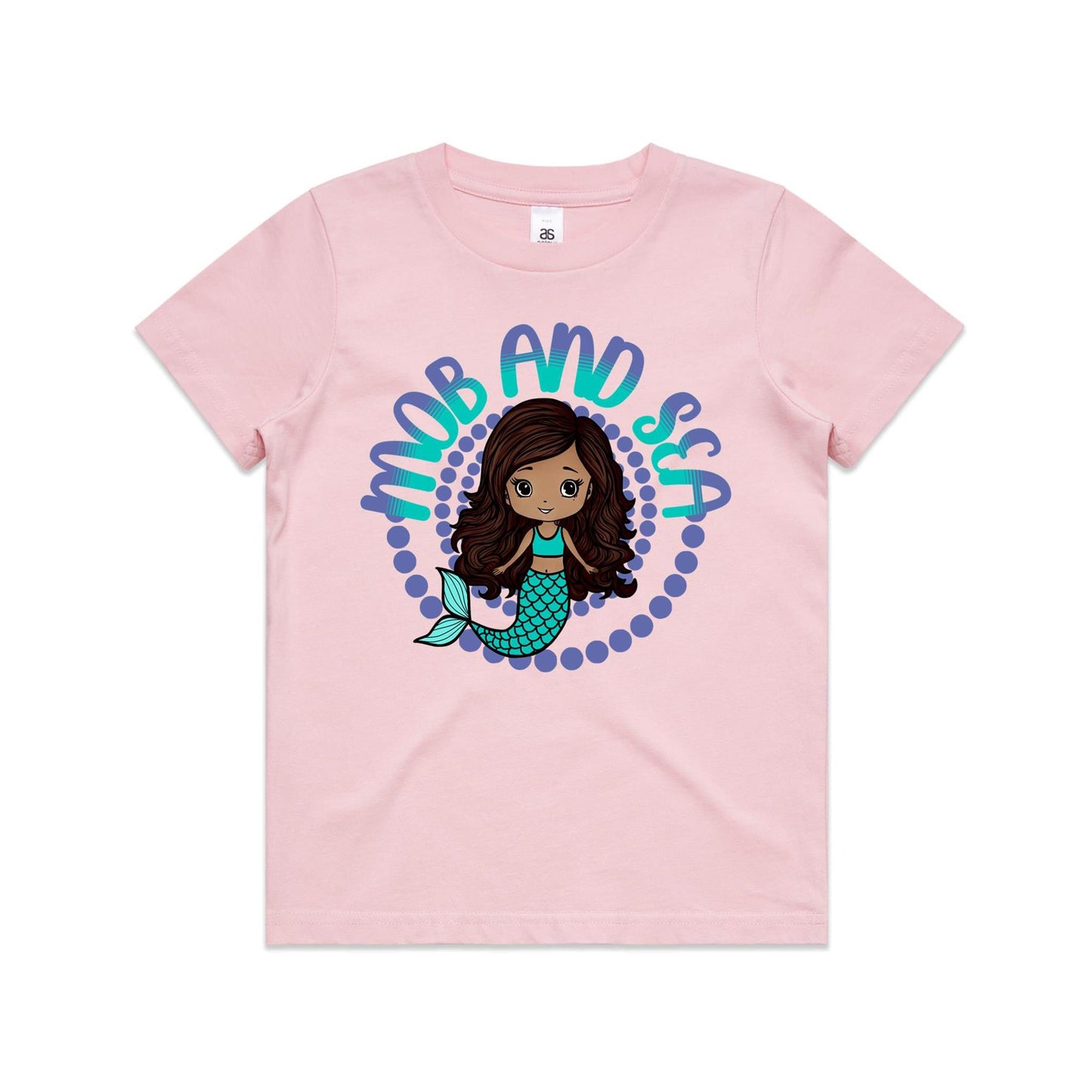 Purple Mob & Mermaids Size 2-6 Staple Tee