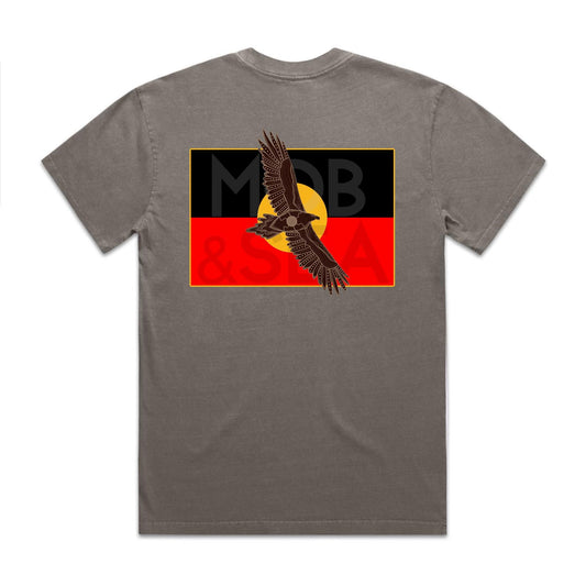 Wedge-Tailed Eagle Flag Heavy Faded Tee