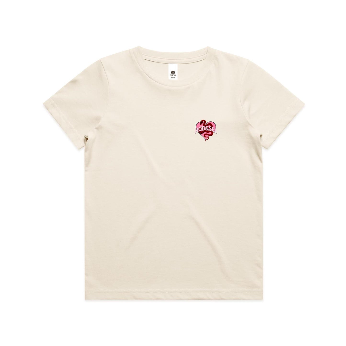 Deadly Front and Back Graphic Youth Staple Tee