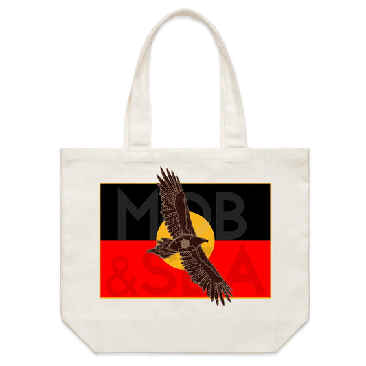 MOB Flag one sided print - Shoulder Canvas Tote Bag