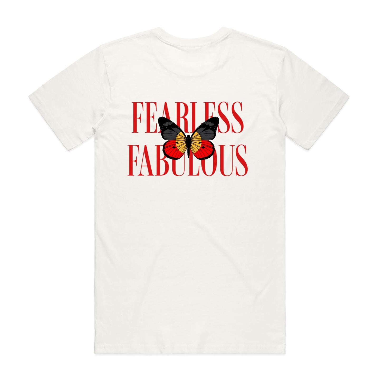 Fearless Fabulous front and back graphic