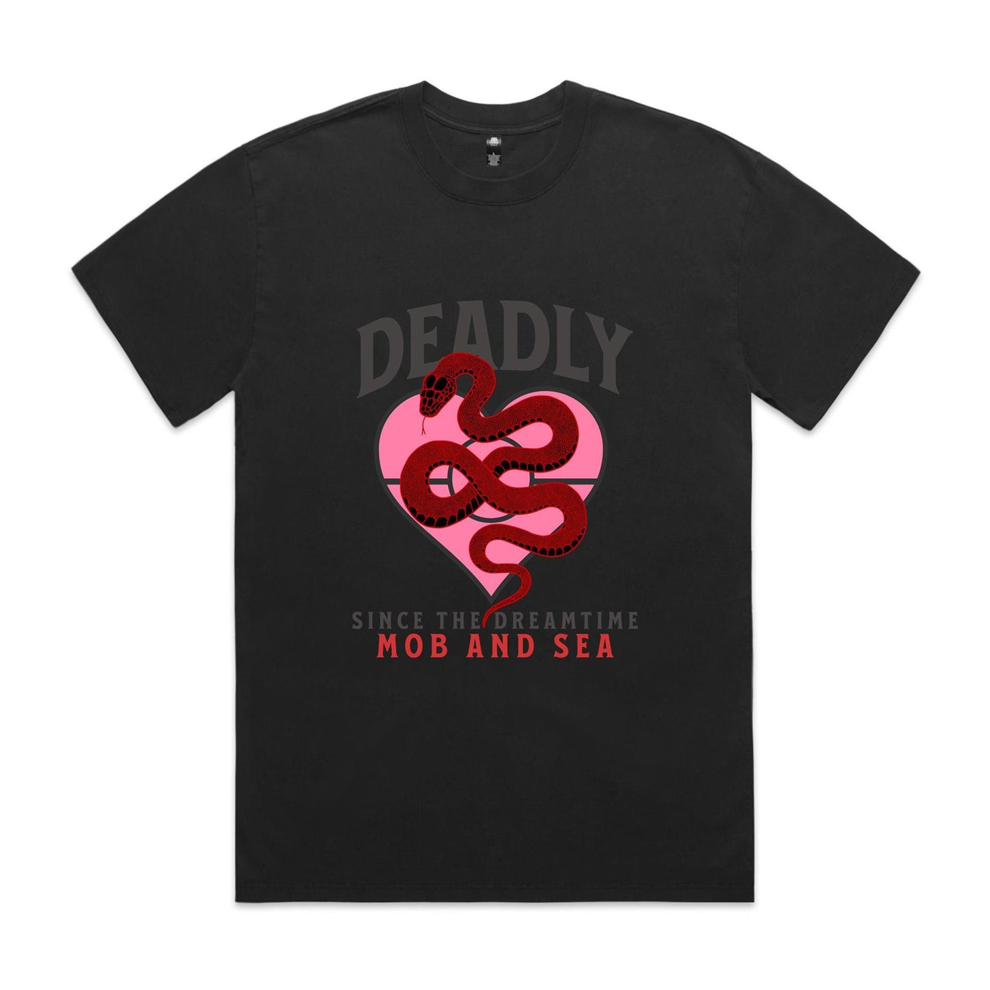 Deadly Front Only Graphic Heavy Faded Tee