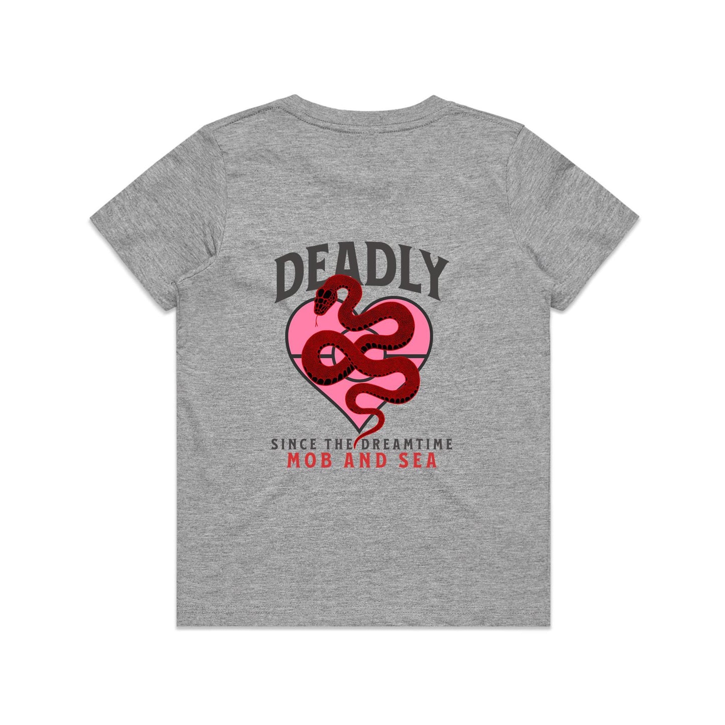 Deadly Front and Back Graphic Youth Staple Tee