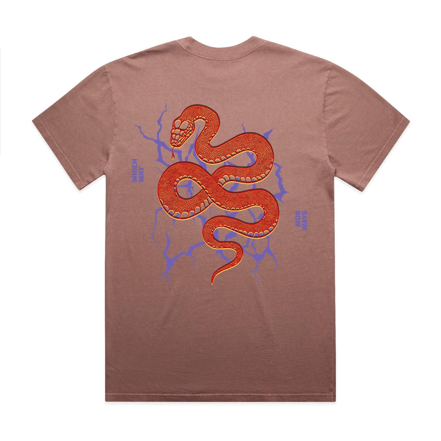 Black Snake Double Sided Graphic Tee