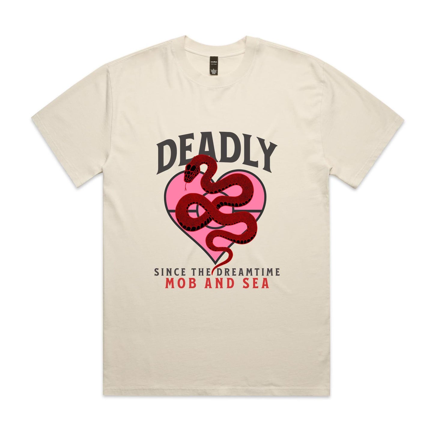 Deadly Front Only Graphic Heavy Faded Tee