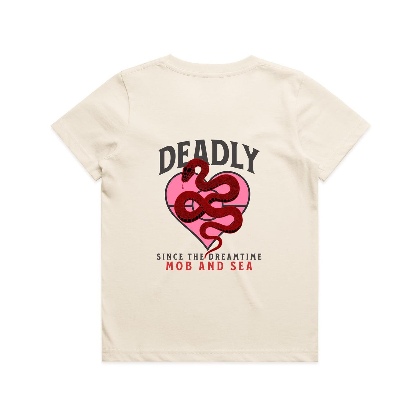 Deadly Front and Back Graphic Youth Staple Tee